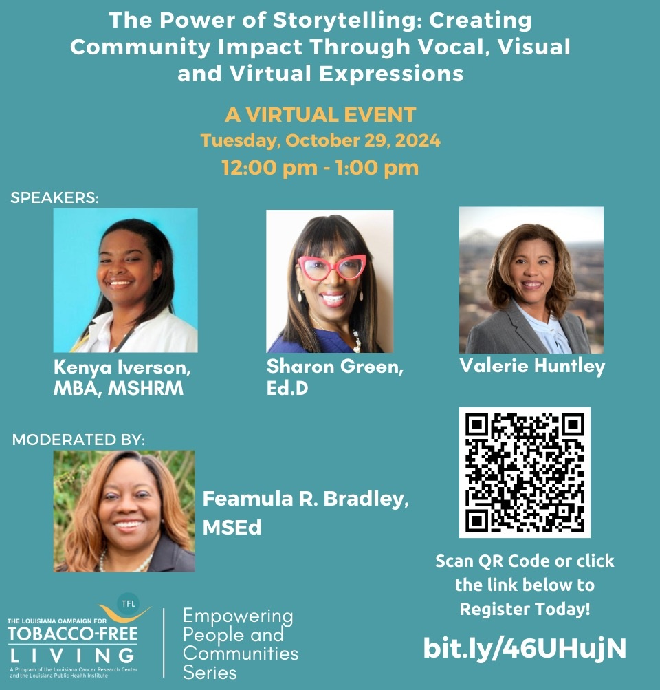 The Power of Storytelling: Creating Community Impact Through Vocal, Visual and Virtual Expressions